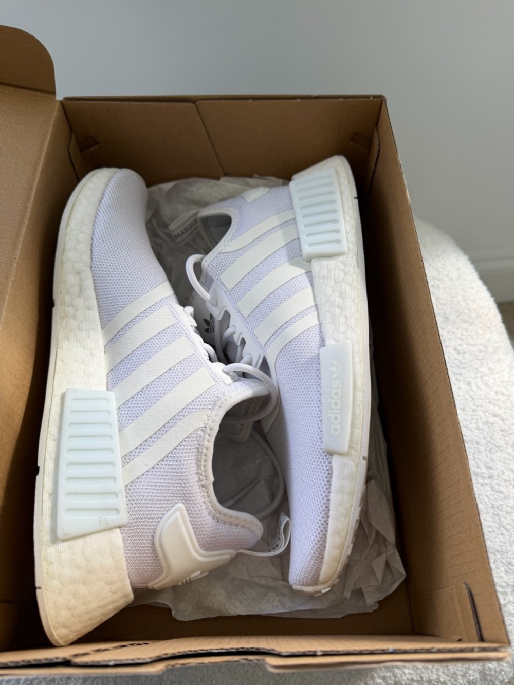 Adidas White/Off-White NMD_R1 Women’s Size 7